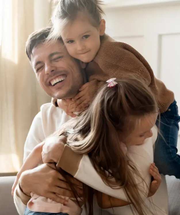 Gum disease treatment 2, family image, The Smile Collective